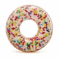 Надувной круг пончикSprinkle Donut Tube. 114 см 9+ INTEX 56263NP