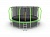 Батут с внутренней сеткой и лестницей EVO JUMP Cosmo 16ft (Green)